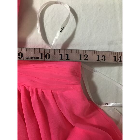 LULU'S SZ XS Pink Vivid Imagination Sleeveless Plunge V-Neck Maxi Dress NEW B33 - Picture 5 of 7